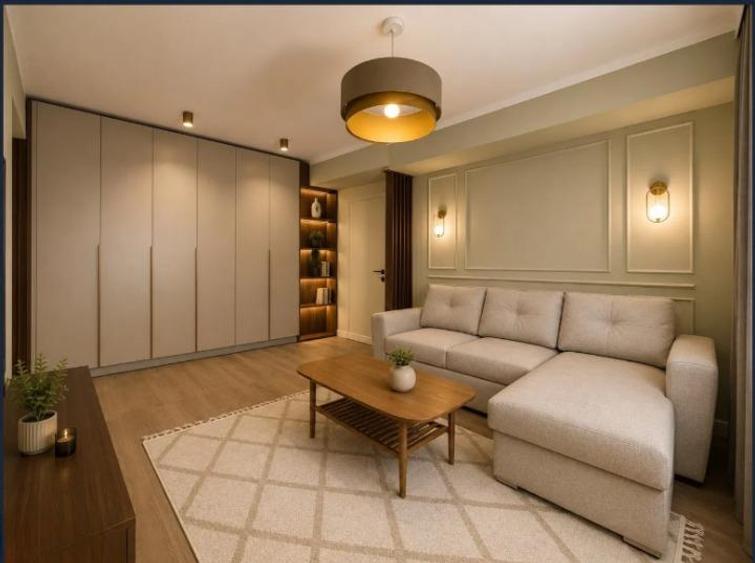 Apartament cu 2 camere semidecomandat, mobilat în Ultracentral
