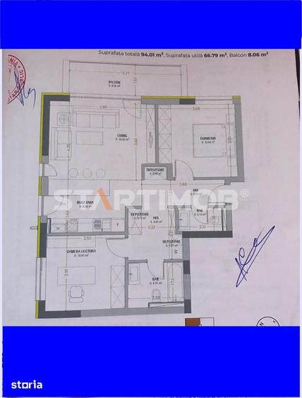 Apartament mobilat 3 camere Urban Plaza cu parcare - 3