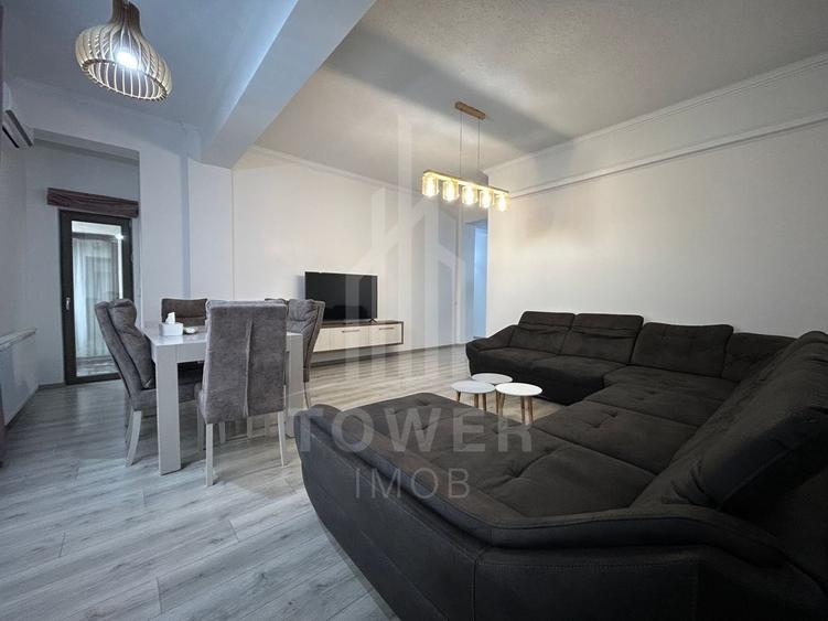 Apartament cu 3 camere decomandat, mobilat în Mihai Viteazul