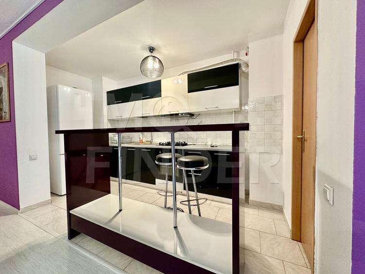 Apartament cu 2 camere semidecomandat, mobilat în Zorilor