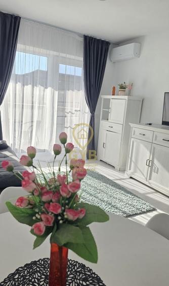 Apartament cu 2 camere semidecomandat, mobilat în Nufărul