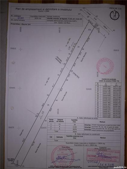 Teren de 3834 mp, în Negoiești