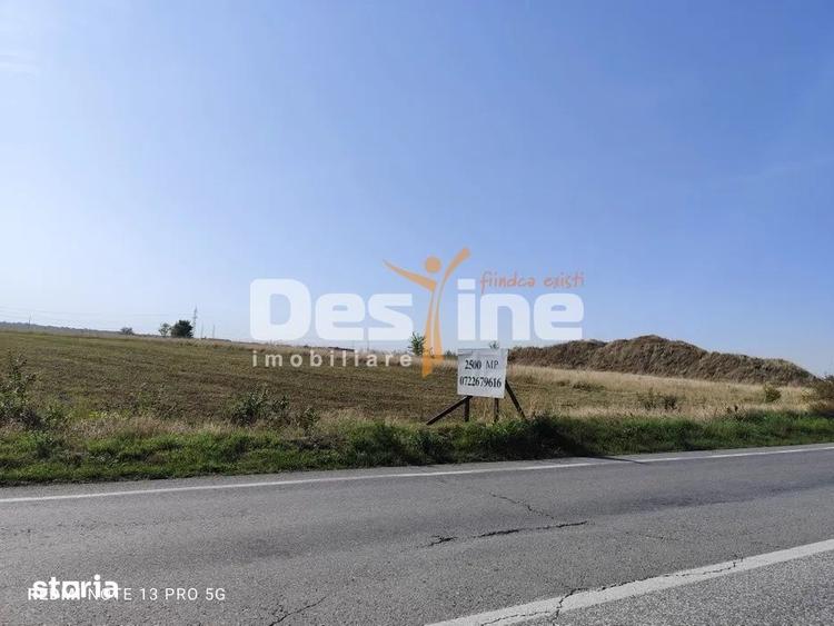 Teren de 2500 mp, în Cocorăștii Colț