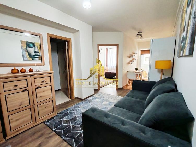 Apartament cu 2 camere semidecomandat, mobilat în Iris
