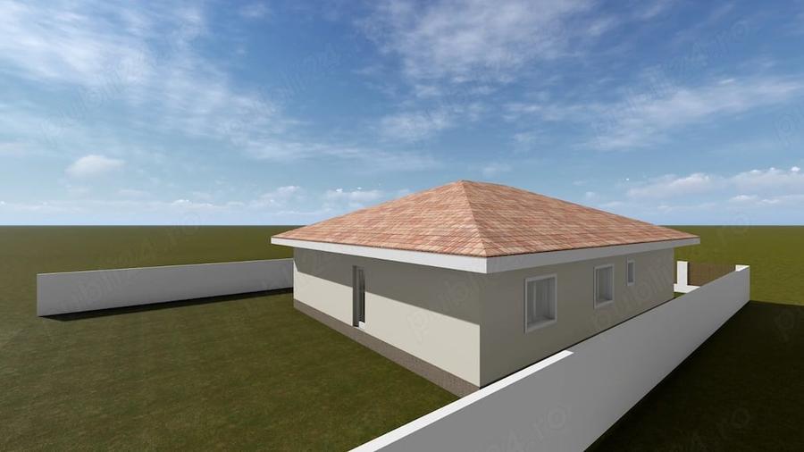 Casă cu 4 camere cu Teren 520 Mp în Giroc