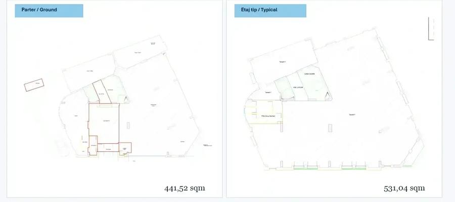 Birou, de 2,472 mp, în Ultracentral