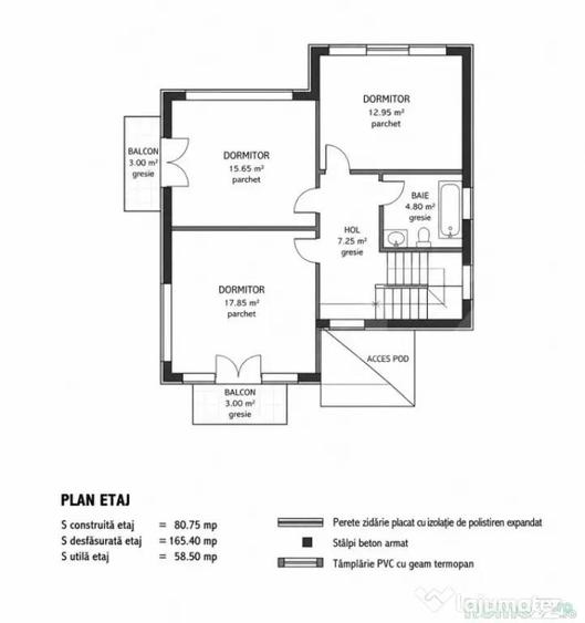 Vila P+1 in Valea Ursului | 122 mp Utili | Incalz - 1
