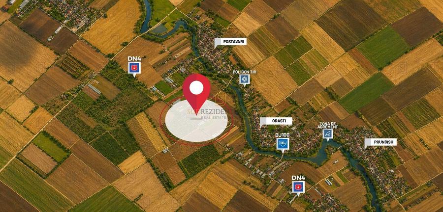 Teren agricol intravilan de 15300 mp, în Frumușani