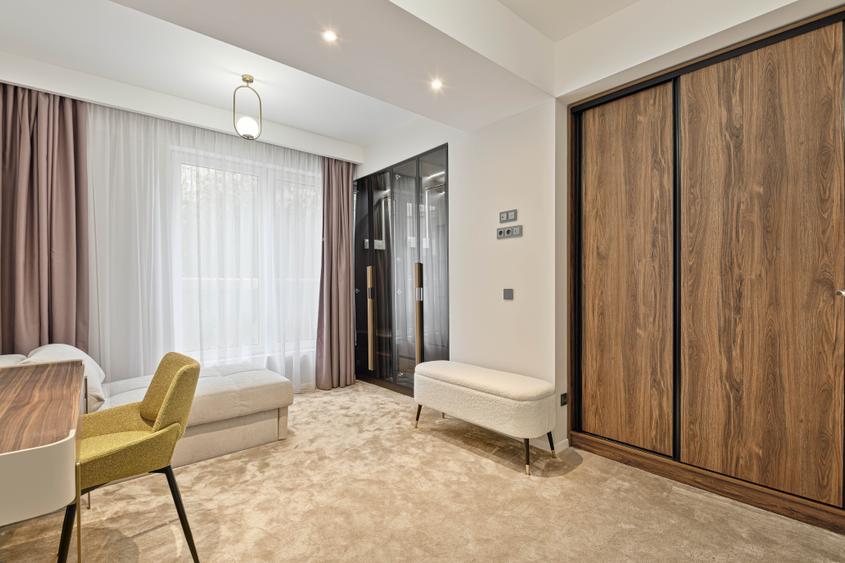 Apartament cu 3 camere semidecomandat, mobilat în Herăstrău