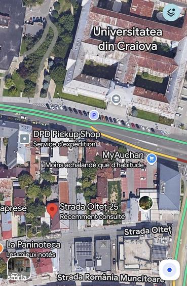 Teren de 479 mp, în Central