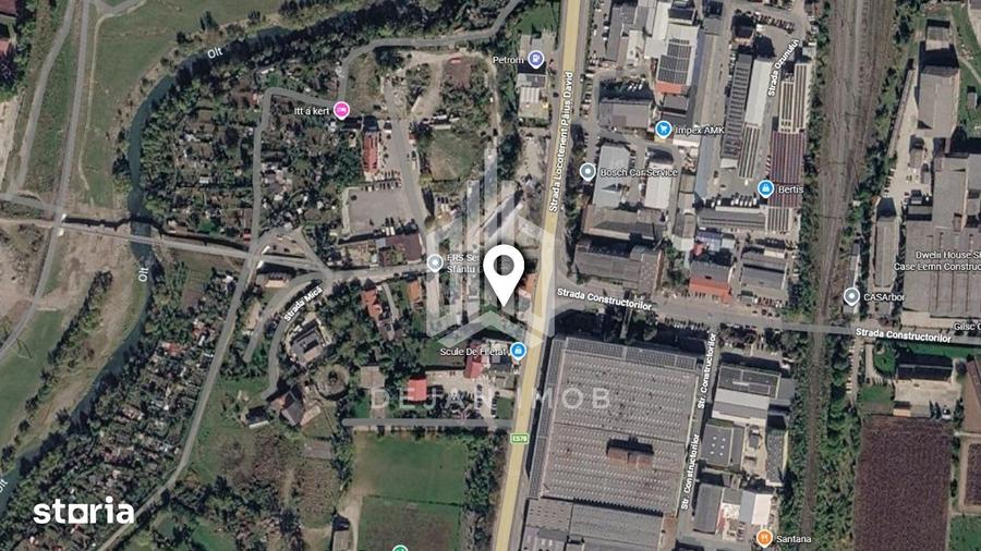 Casă cu 2 camere cu Teren 1090 Mp în Gării