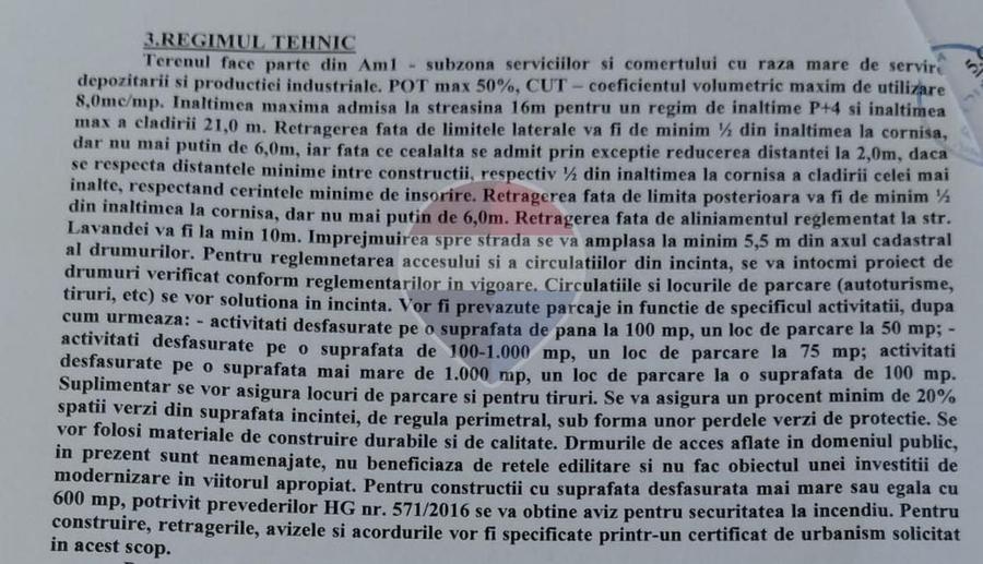 Teren Construcții intravilan de 12700 mp, în Brănești