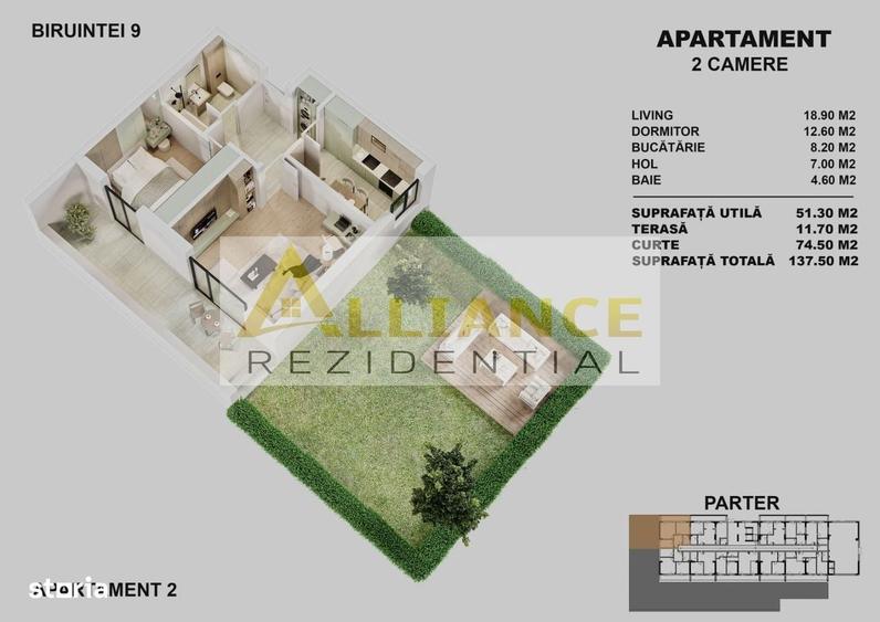 Apartament, - 4