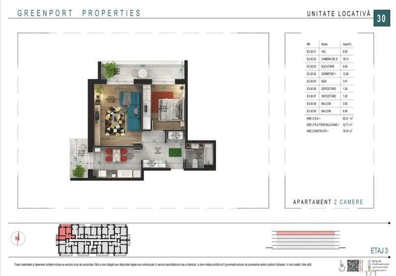 Apartament cu 2 camere în Titan — fotografia 1