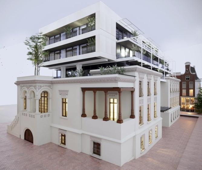 Casă cu 19 camere cu Teren 1725 Mp în Dorobanți
