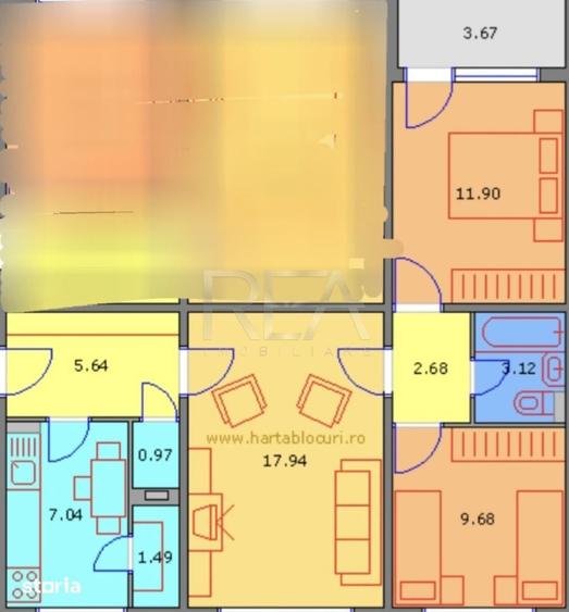 Apartament cu 3 camere decomandat în Drumul Taberei — fotografia 1