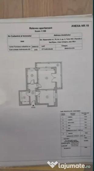 Apartament cu 2 camere decomandat în Roșu