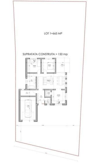 Casă cu 4 camere cu Teren 550 Mp în Dorolț