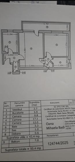Apartament cu 2 camere semidecomandat în Brâncoveanu