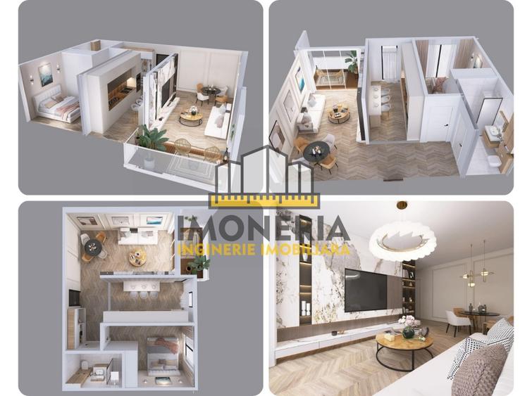Apartament cu 2 camere decomandat, mobilat în Sălăjan