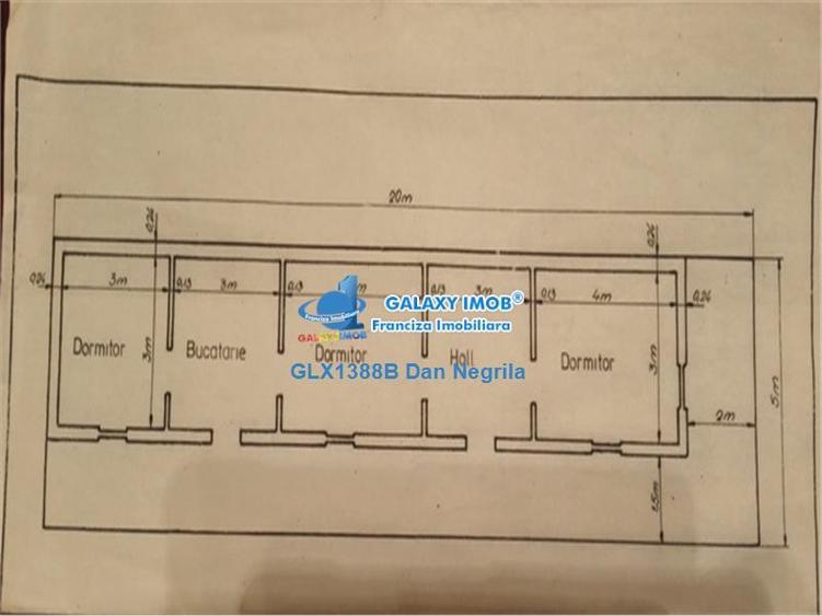 Casă cu 3 camere cu Teren 103 Mp în Central