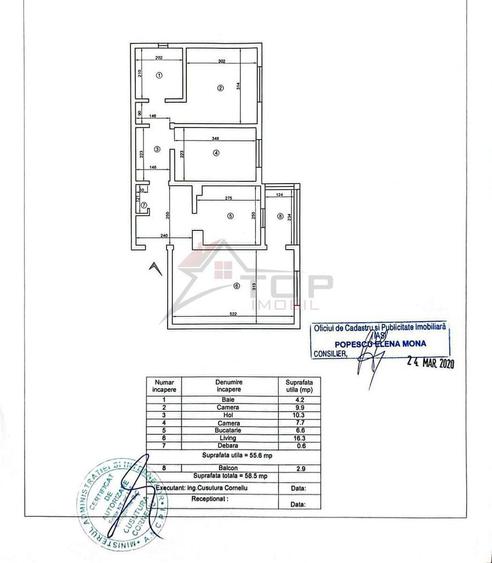 Dacia - Zimbru, 3 camere decomandat cu geam la baie - 5