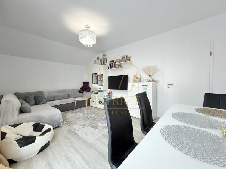 Apartament cu 2 camere semidecomandat, mobilat în Giroc