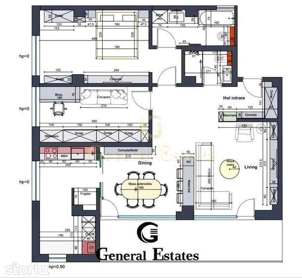 Apartament cu 3 camere în Copou