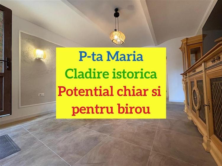 Apartament cu 3 camere decomandat, mobilat în P-ța Maria