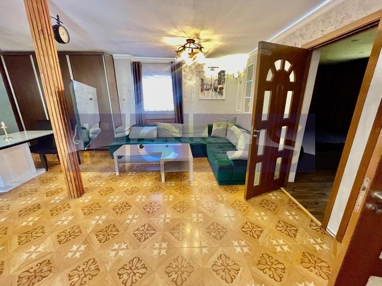Apartament cu 3 camere semidecomandat, mobilat în Mihai Bravu