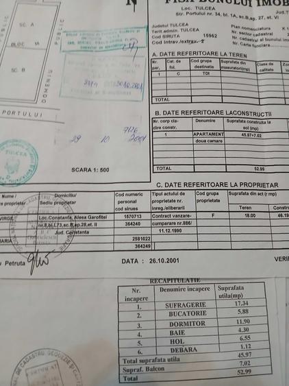 Apartament cu 2 camere decomandat în Piața Veche