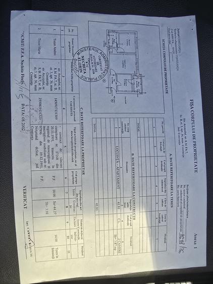 Apartament cu 2 camere semidecomandat în Poarta 6