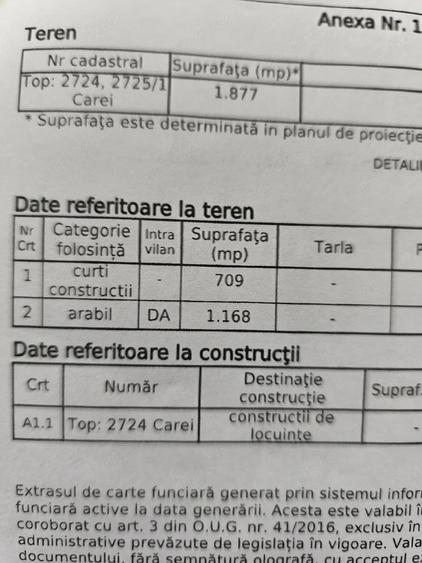 Casă cu Teren 1886 Mp în Central