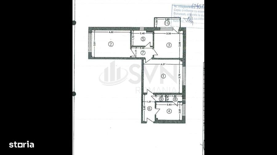 Apartament cu 3 camere decomandat în 1 Mai