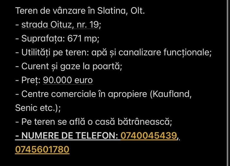 Spațiu comercial, în Central
