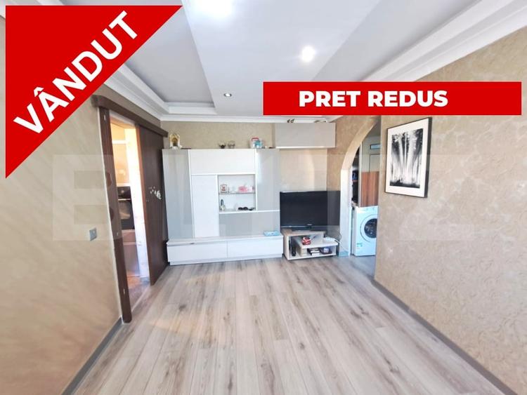Apartament cu 3 camere semidecomandat, mobilat în Florilor
