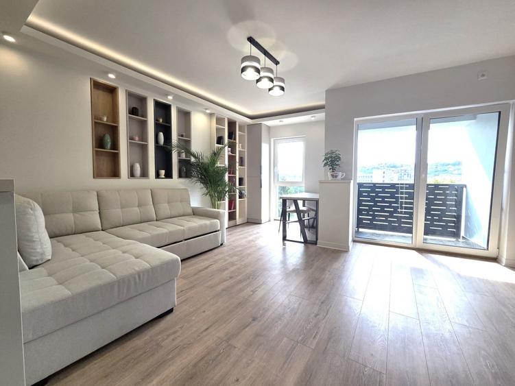 Apartament cu 2 camere semidecomandat, mobilat în Dâmbul Rotund