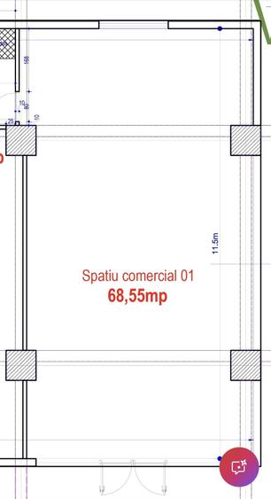 Spațiu comercial, de 68 mp, în Tătărași
