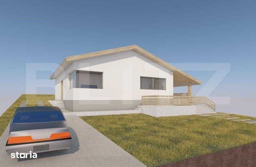 Casă cu 4 camere cu Teren 800 Mp în Bod
