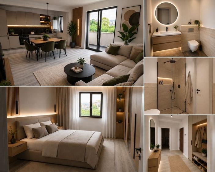Apartament cu 2 camere decomandat în Parc Zăvoi