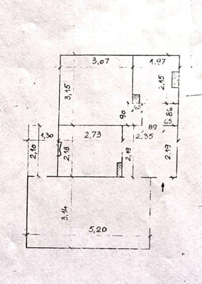 Apartament cu 2 camere decomandat, mobilat în Podul de Fier