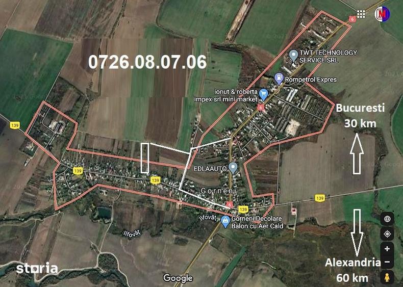Teren de 7100 mp, în Iepurești
