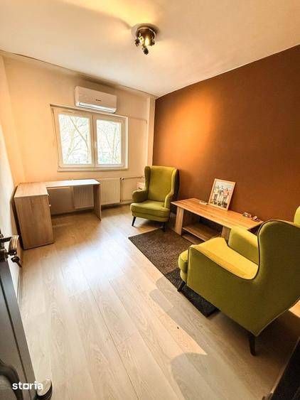 Apartament cu 4 camere semidecomandat, mobilat în Obor