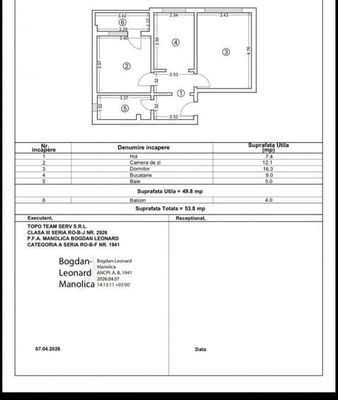 Apartament cu 2 camere decomandat, mobilat în Tomis Nord