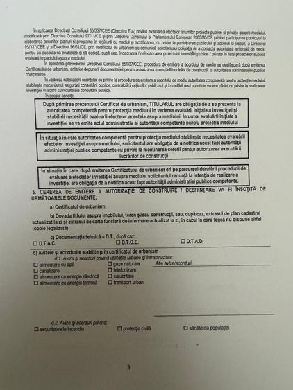 Teren Construcții intravilan de 2944 mp, în Gării
