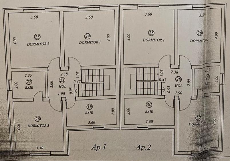 Duplex cu 5 camere cu Canalizare în Dumbrăvița