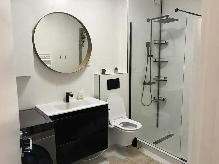 Apartament cu 2 camere semidecomandat, mobilat în Pipera