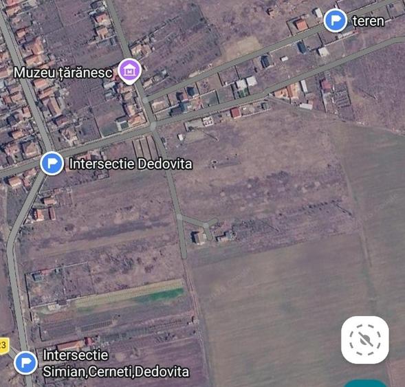 Teren Construcții extravilan de 500 mp, în Șimian