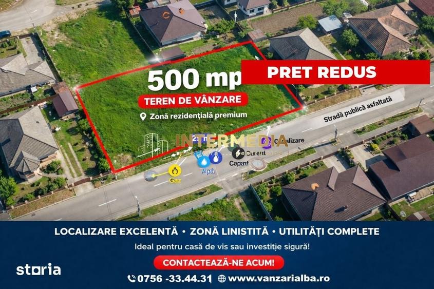 Teren de 500 mp, în Micești