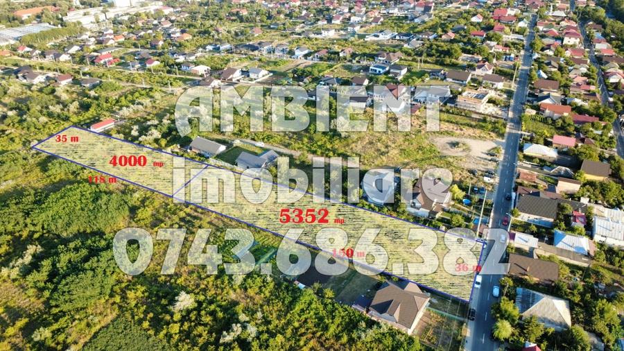 Teren agricol intravilan de 5352 mp, în Filaturii